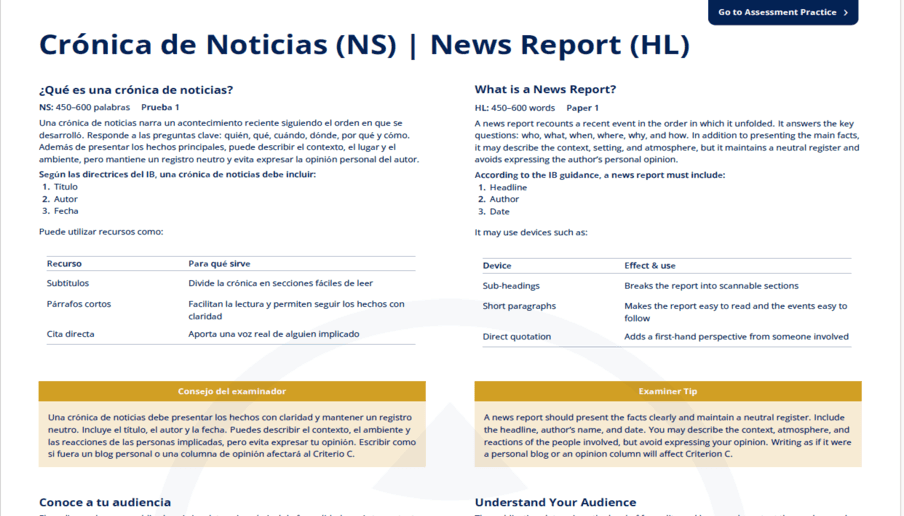Crónica de noticias